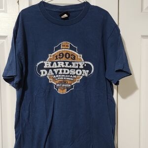 Harley-Davidson Navy Tee with Logo
